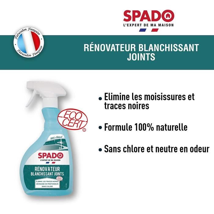 Rénovateur Blanchissant joints 500ml SPADO - Droguerie francaise