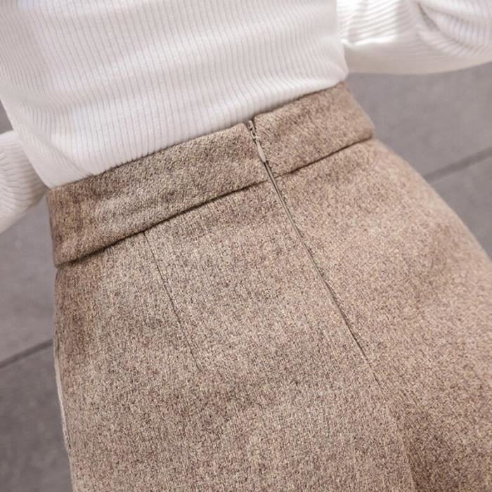Jupe en 2018 nouveau taille haute d contract ample large Peg