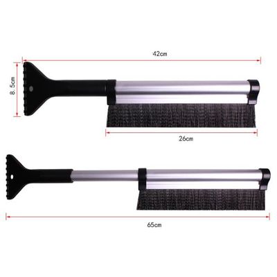 Grattoir à Glace Et Brosse à Neige 2 En 1 – Alliage Aluminium, Poignée Ergonomique – Pour Voiture, SUV - 8