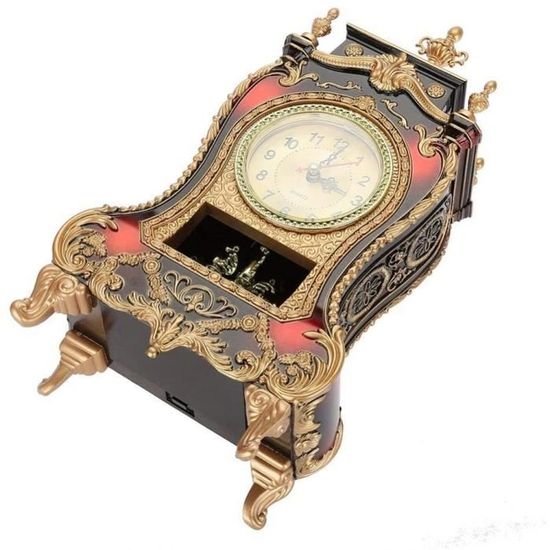 Horloge Murale Rétro Décorative En Métal | Mode Vintage