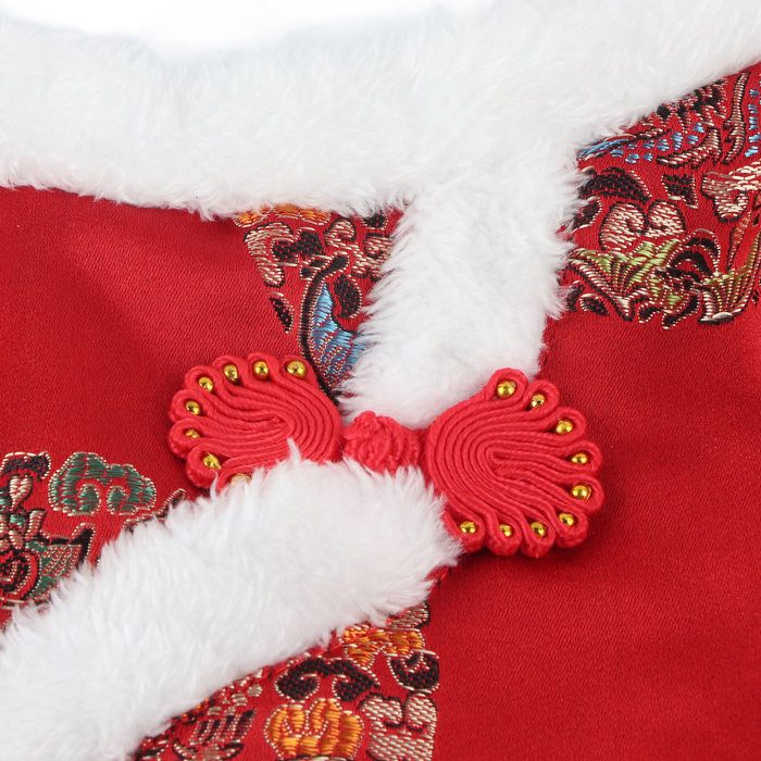 Gilet pour enfant - Calendrier chinois - Nouvel An - Sans manches - Costume traditionnel - Hauts pour bébé fille - Manteau d'hiver, Rose vif., 2 à 3T Gilet pour enfant - Calendrier chinois - Nouvel An - Sans manches - Costume traditionnel - Hauts pour bébé fille - Manteau d'hiver, Rose vif., 2 à 3T