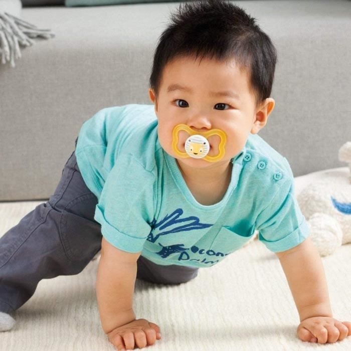 MAM Skin Soft Lot De 4 Tétines En Silicone Avec Inscription I Love