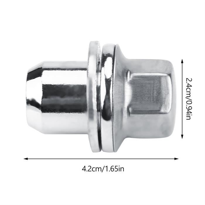 20 écrous De Roue Cache En Acier Inoxydable - Compatibles 3/4/5 Sport - Remplacement Direct LR068126 - Pour Jantes Alliage - 3