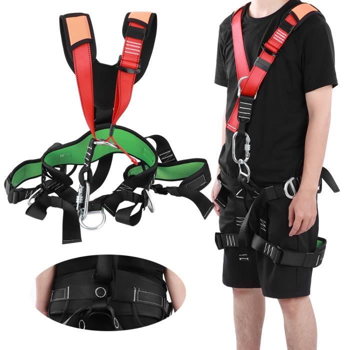 Ceinture de sécurité portable de haute résistance de harnais d'escalade de  sports de plein air-REN - Cdiscount Bricolage