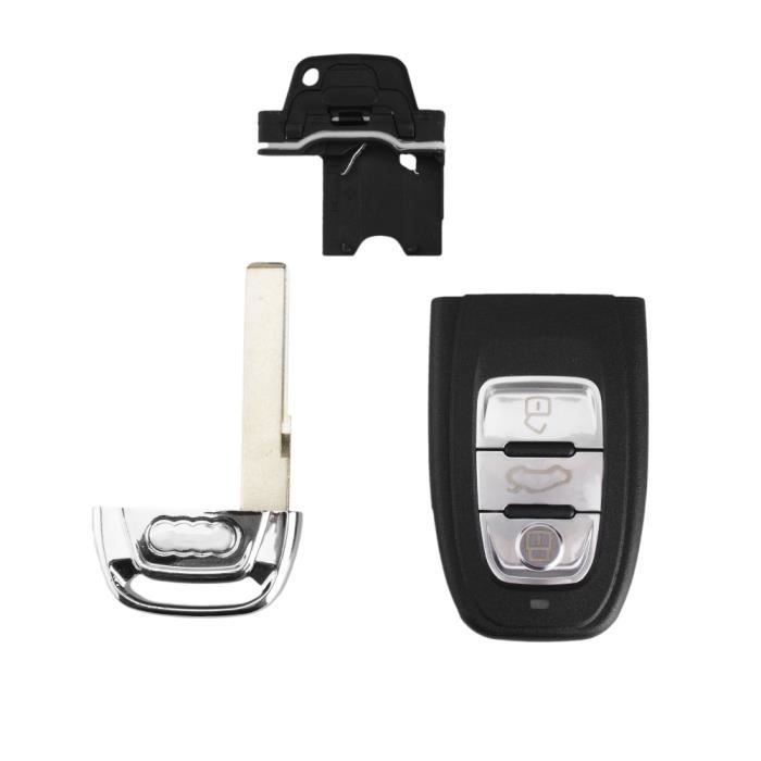 Clé De Rechange En Caoutchouc à 3 Boutons Pour Audi A3 A4 A5 A6 A8 Q7 Tt