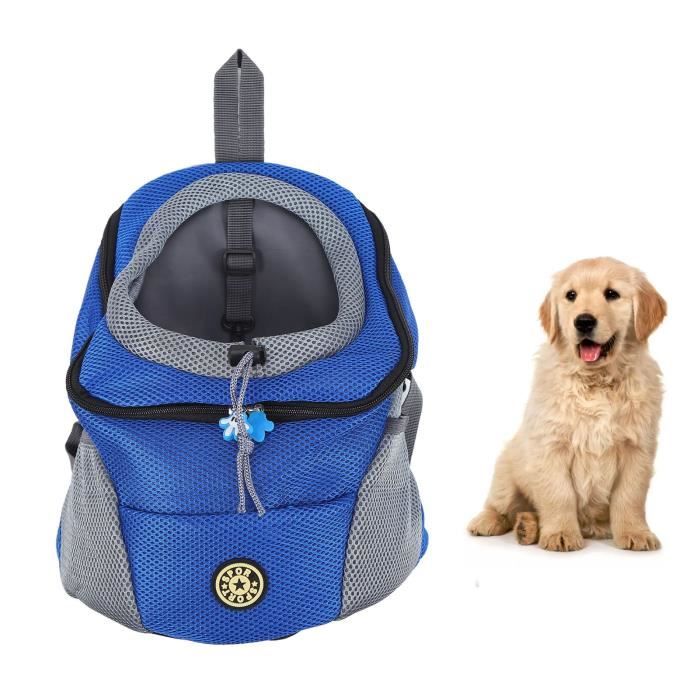 Tbest Sac à dos pour chien spacieux et confortable, protection