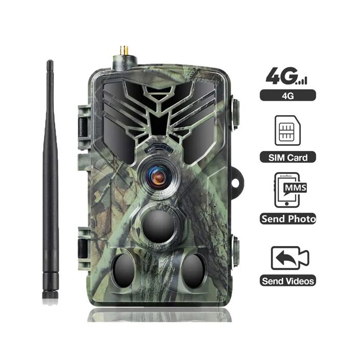 Caméra De Chasse Solaire WiFi 4K 64MP - Vision Nocturne - Batterie 5000mAh