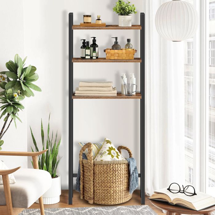 HOOBRO Étagère De Toilettes, Étagère WC à 2 Niveaux, Étagère