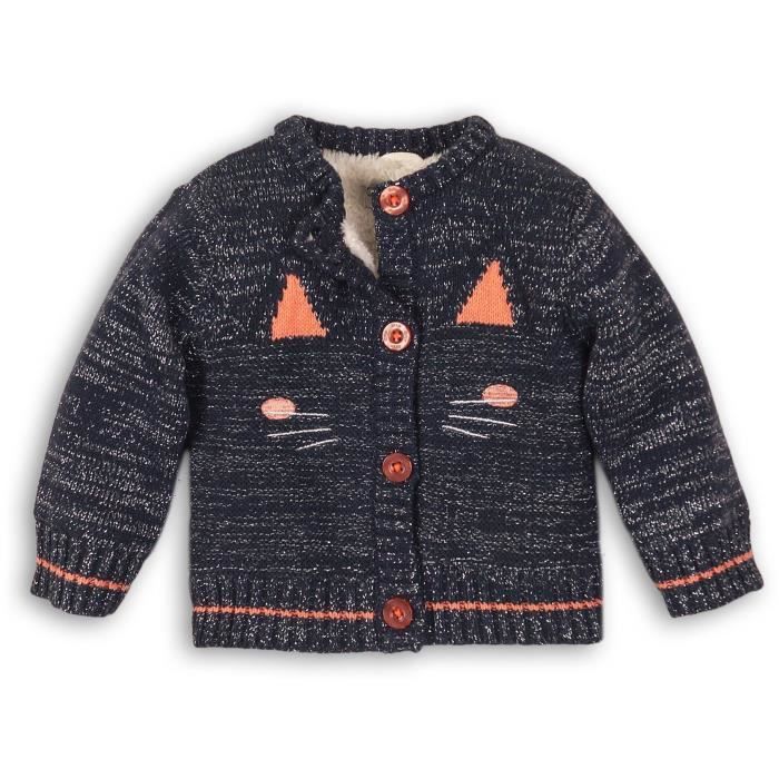 DIRKJE Cardigan Marine Bébé Fille
