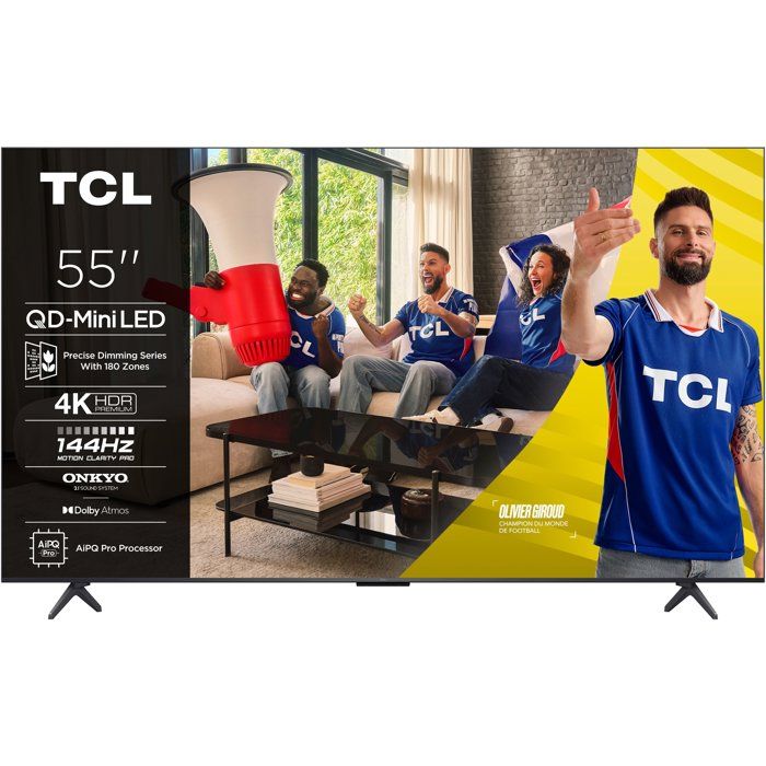 TCL 55MQLED70K - TV QD MiniLED 55 (139 cm) - 4K UHD 3840x2160 - HDR10+ - Google TV - 3xHDMI 4.1 - WiFi