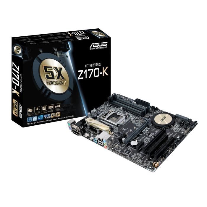 Asus Z170-K 90MB0NB0 M0EAY0 - Asus