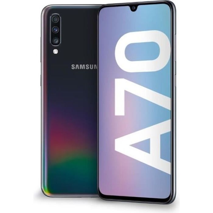 Vente Téléphone portable Samsung Galaxy A70 128 go Noir - Double sim pas cher Vente Téléphone portable Samsung Galaxy A70 128 go Noir - Double sim pas cher