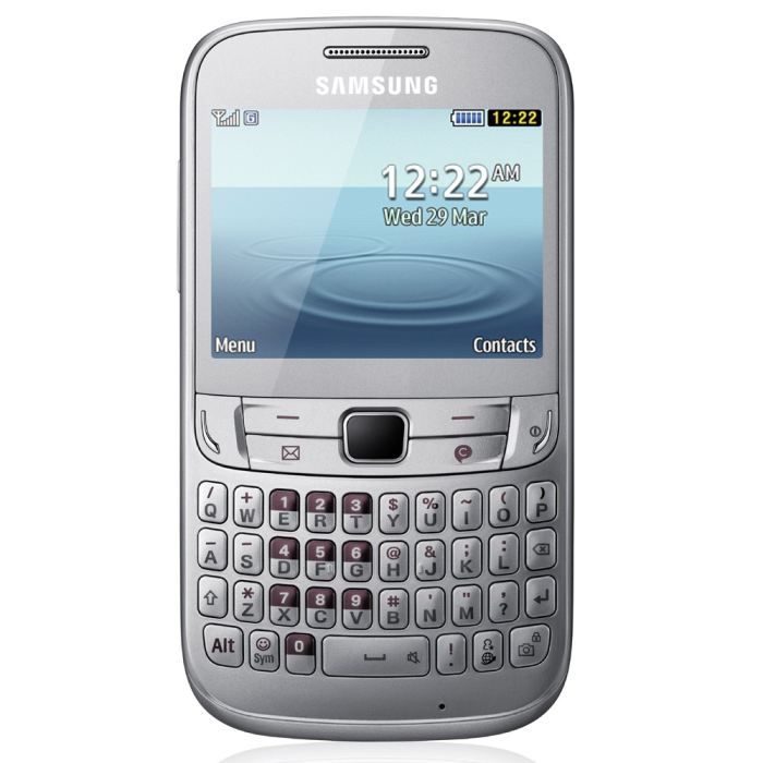 SAMSUNG Chat 357 S3570 Silver Achat téléphone portable pas cher, avis
