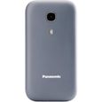 Panasonic KX-TU400 Téléphone portable à clapet pour séniors gris-0