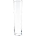 Vase Conique 70cm Transparent-0