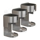 PASSIONOVA INN Porte brosse à dents 1 lot de 3 pièces support en métal pour brosse à dents électrique avec trou de chargement porteur durable