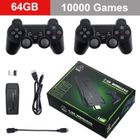 AIHONTAI 64G 10000 Jeux-Console de jeu vidéo rétro avec double manette sans fil, 128 Go, 40000 jeux, 4K, HD, Stick T