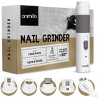 MAXMEDIX Animigo Lime à Ongle Chien Chat sans Fil, Électrique Ultra Silencieux, Rechargeable USB, 2 Vitesses 3 Tailles