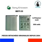 BATTERIE DE REMPLACEMENT SONY ERICSSON BST-33 BST33 ORIGINE 950mAH 3,4Wh 3,6V OEM ORIGINAL GENUINE BATTERY