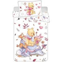Jerry Fabrics - Parure de lit bébé Winnie l'ourson - Couette 100 x 135 cm + Taie oreiller