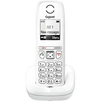 Téléphone sans fil - GIGASET - AS405 Blanc - Mains libres - Répertoire 100 noms et numéros - Autonomie 1080 min