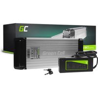 Batterie Vélo Electrique Green Cell® 36V 15Ah Li-Ion Rear Rack avec Chargeur