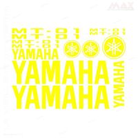 13 stickers MT-01 – JAUNE – YAMAHA sticker MT 01 1000 - YAM420
