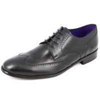Chaussures de Ville Hommes - Belym - Cuir Noir - Forme Elancée Confortable