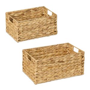2 Paniers De Rangement Muraux Kotkiddy - Organisateur Salle De Bain/Cuisine | Transparent Empilable