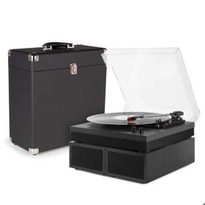 Platine Vinyle, Tourne Disque Vinyle Avec 2 Haut-Parleurs Stéréo