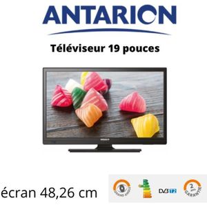 Téléviseur LED Antarion TV LED 18.5'  HD LED 12V/24V /220V campin