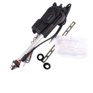ENET 2.4 6cm Voiture Auto Radio FM AM Bee Sting Antenne M/ât Court en Aluminium avec Vis Noir