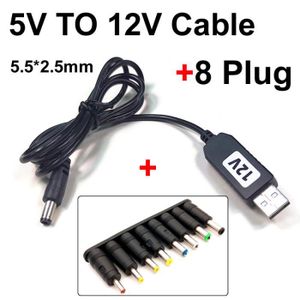 Cable USB vers connecteur d'alimentation coaxial 5V DC 5,6mm x 2