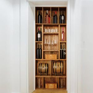 Meuble Bar Pas Cher Bois Metal Style Industriel Cdiscount