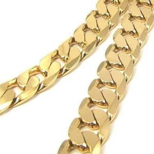 Ton Or Argent Sterling 925 Miami Cubain Link Chaîne collier épais /& Lourd 26/"