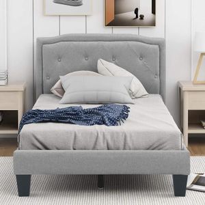 lit capitonne 90 cdiscount