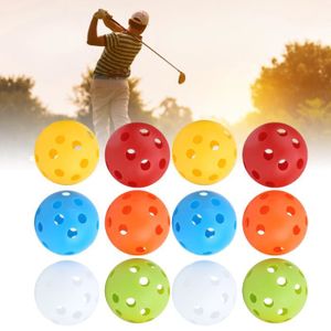 BALLE DE GOLF Balles creuses de golf, 6 couleurs 12 pièces 26 tr
