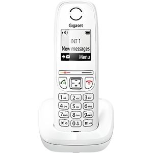 Téléphone fixe Téléphone sans fil - GIGASET - AS405 Blanc - Mains
