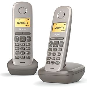 Téléphone fixe Téléphone Fixe GIGASET A170 Duo Umbra - Écran rétr