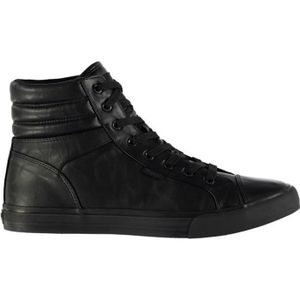 basket haute noire homme