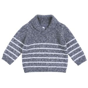 PULL Pull de couleur grise rayures pour enfant