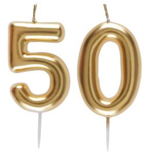 Firtink Lot De 3 Paires De 50 Bougies Danniversaire Avec Chiffres Pour Gateau Danniversaire Bougies Fournitures De Loisirs Creatifs Lawawarenesssociety In