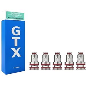 CIGARETTE ÉLECTRONIQUE VAPORESSO - 5pcs Résistances GTX V2 Mesh 0.8ohm