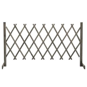 Treillis en bois pour treillis Clôture de jardin en bois imprégné H180x150cm Ita 
