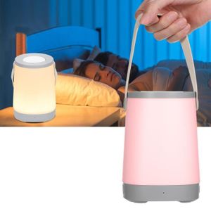JOWHOL Lampe de chevet tactile avec haut-parleur Bluetooth avec rév