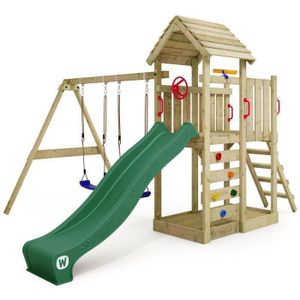 Gliss Grand Toboggan Extérieur 240 Cm Pour Enfants – Vert, Solide & Résistant Aux Intempéries Dès 3 Ans