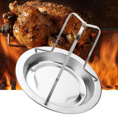 Grille Four Support Vertical En Acier Inoxydable Pour Poulet, Rôtissoire à Poulet Four A Pizza Gaz
