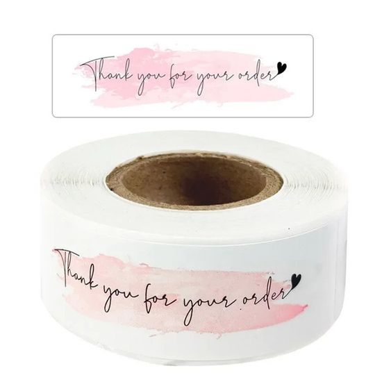240 Autocollants 'Merci Pour Votre Achat' - 1x3 Cm, Papier Kraft - Pour Emballage Cadeaux, Petites Entreprises, Mariage, Scrapbooking