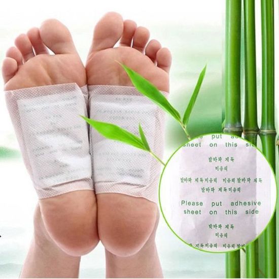 Taille de Détox Patchs de Pied Patch Autocollants de Tapis Pieds Minceur désintoxication Perdre