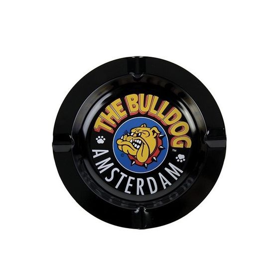 Cendrier The Bulldog Amsterdam - Métal Noir - Design Sobre - Pour Fumeurs - Accessoire Fumeur Qualité